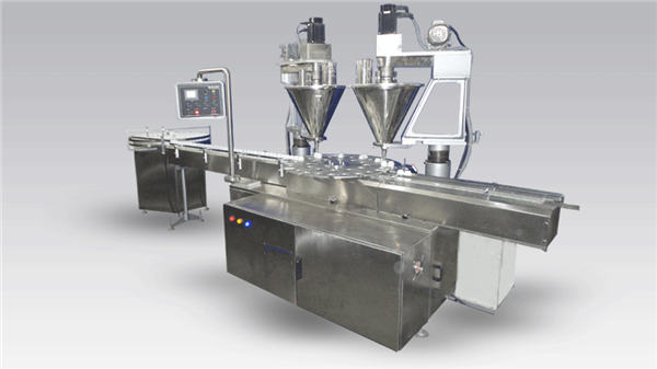 אבקת מכונה מלאה אוטומטית עם 6 ראשים 