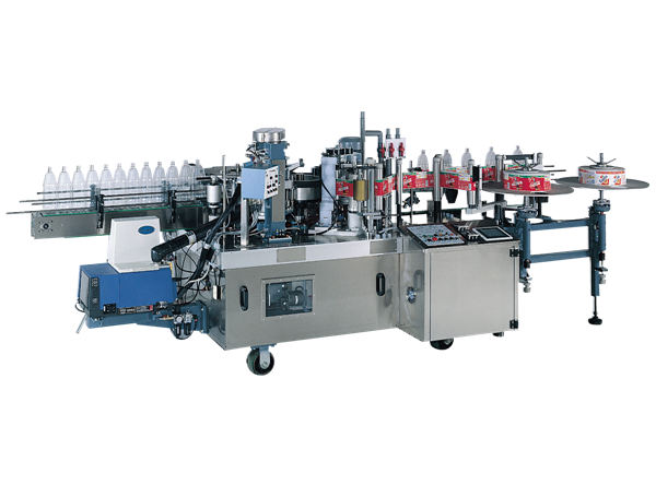 מכונת תיוג דבק בקבוקים אוטומטית